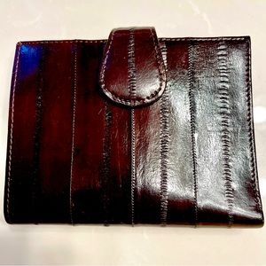 Vintage Eelskin Wallet in Unused Condition